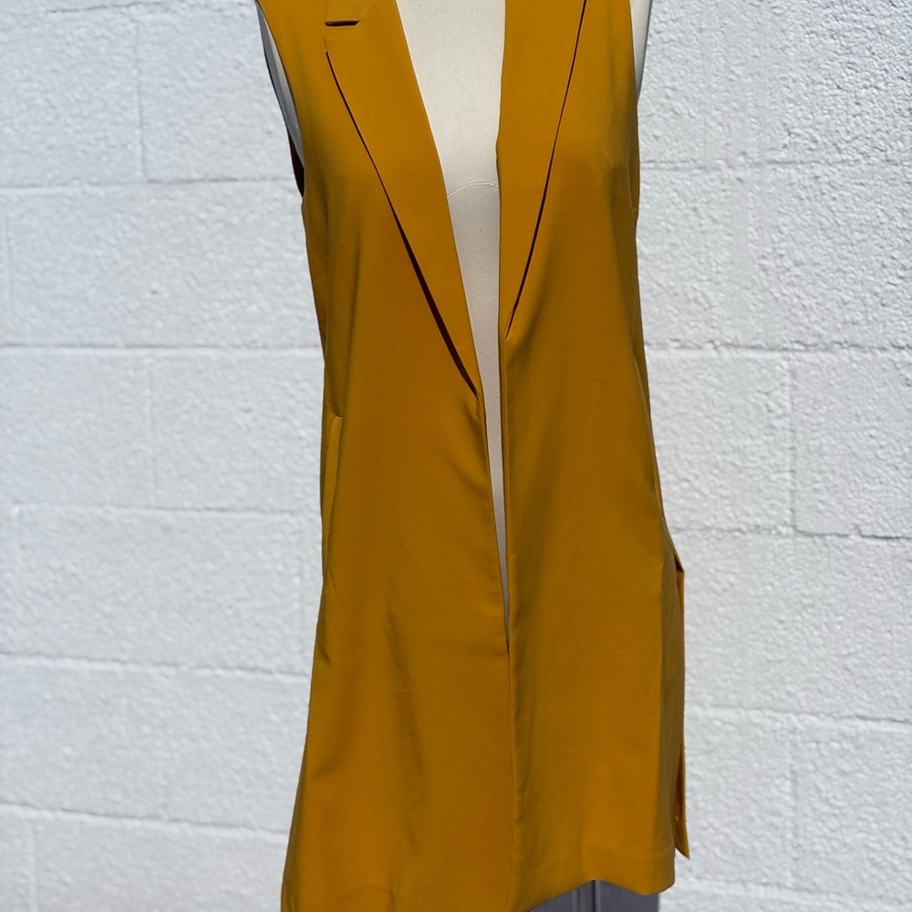 Mustard Yellow Sleeveless Vest